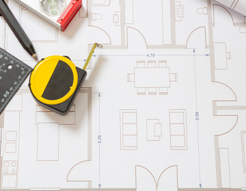 Basic real estate floor plan , NJ RE Photo